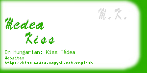 medea kiss business card